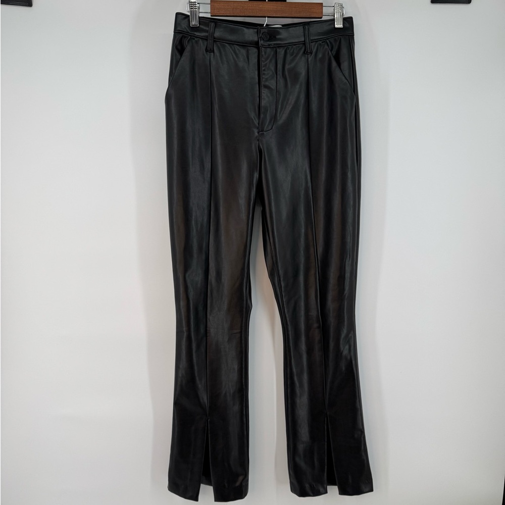 Abercrombie & Fitch Curve Love Faux Leather Skinny Ultra high rise Dress Pants29 - Picture 4 of 9